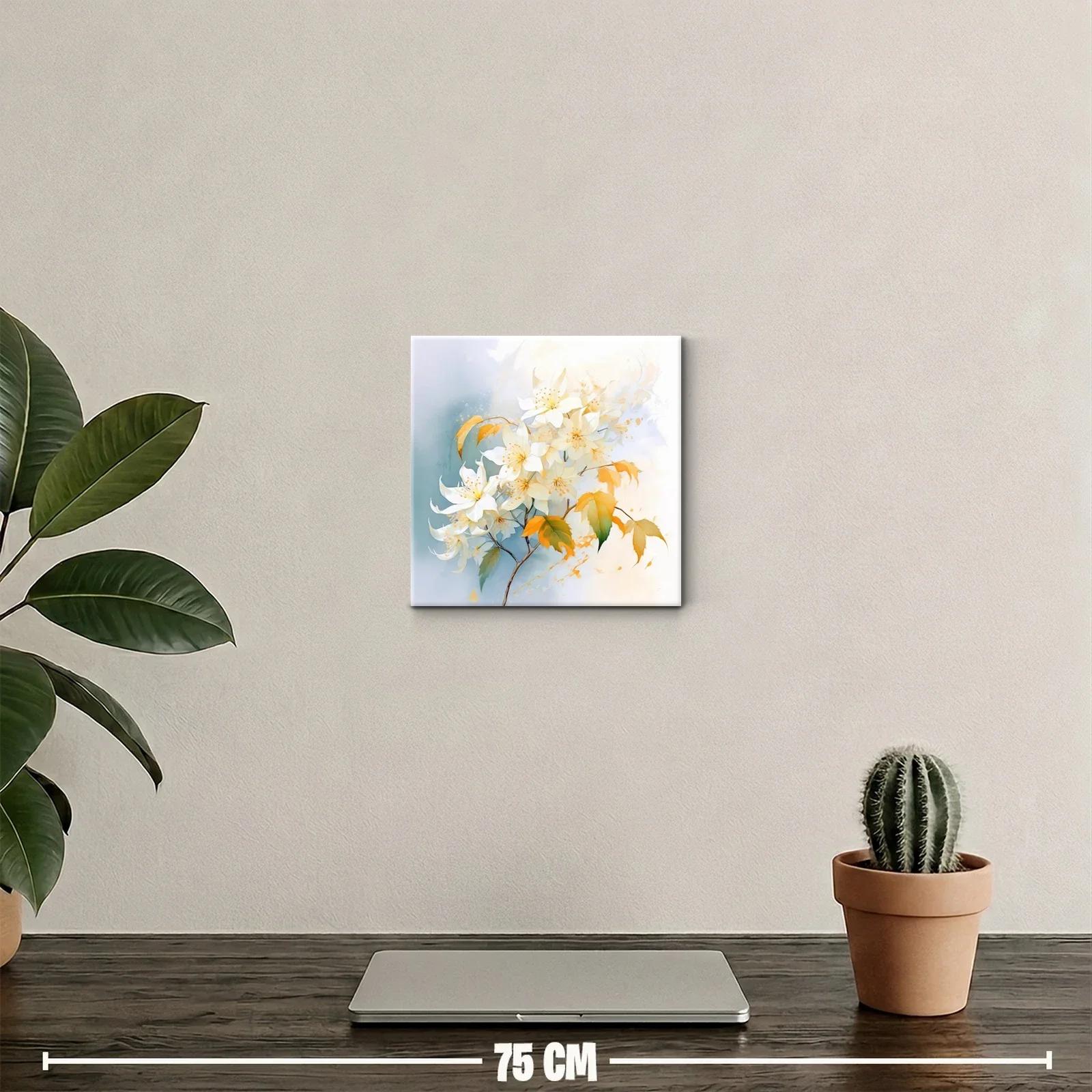 Ramo de flores delicadas con tonos cálidos y suaves — miniatura 2
