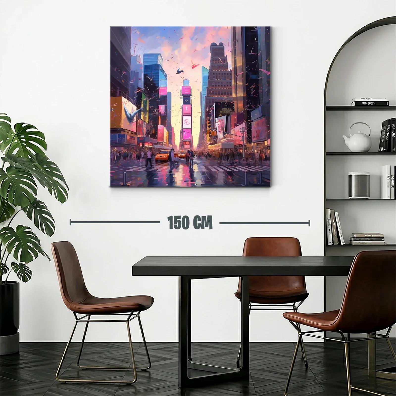 Atardecer vibrante en la ciudad con movimiento urbano — miniatura 2