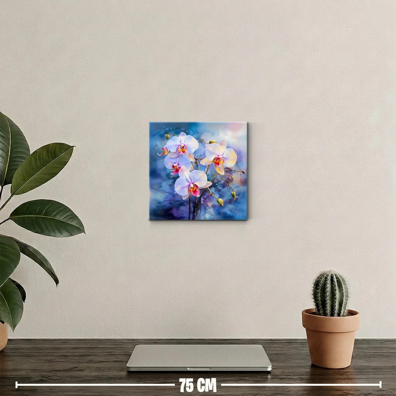 Orquídeas blancas en ambiente onírico y sereno — miniatura 2