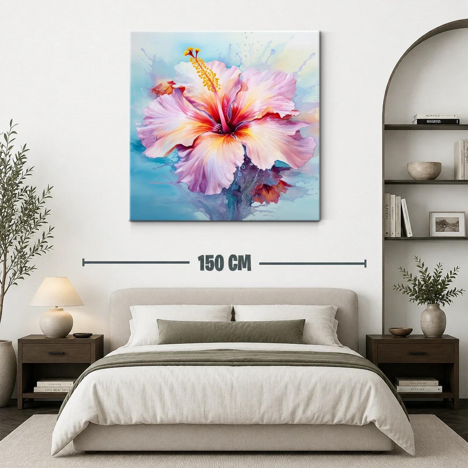 Flor vibrante con tonos pastel en movimiento fluido — miniatura 3