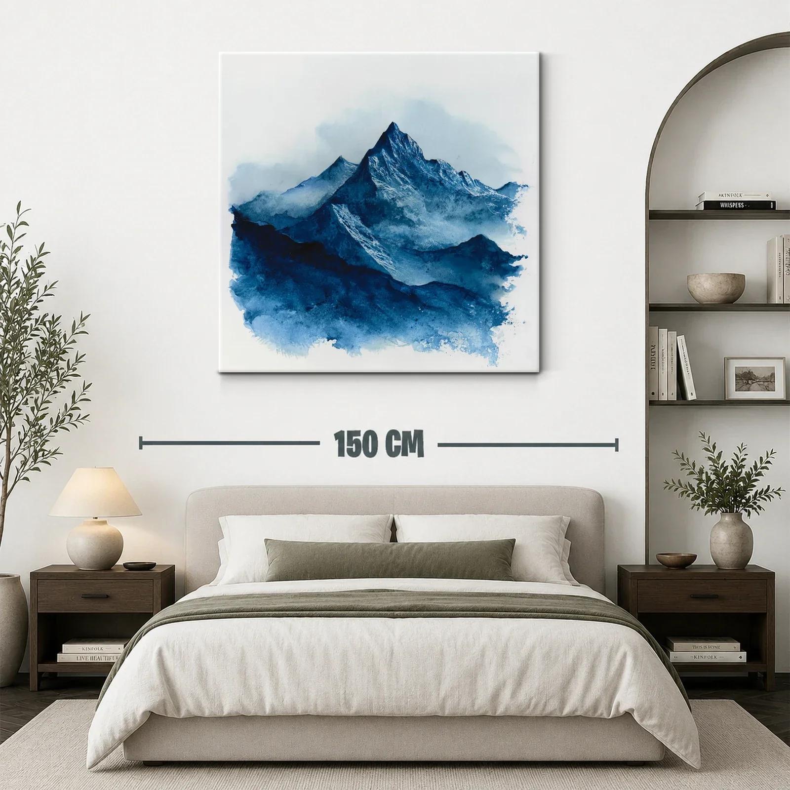 Montañas Azules en Atemporal Paisaje Natural — miniatura 3