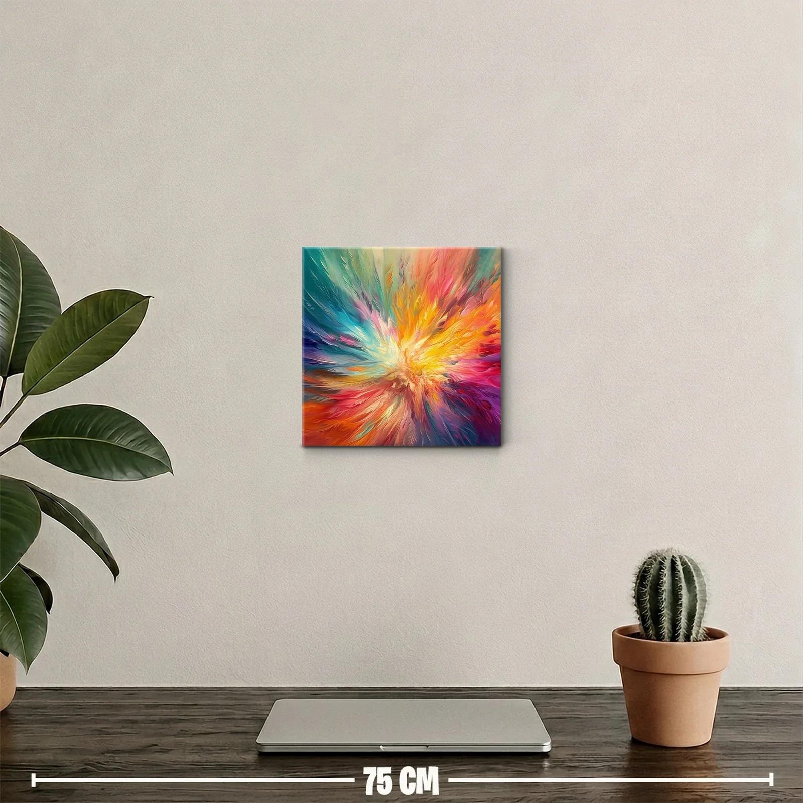Explosión de color que irradia energía y movimiento — miniatura 2