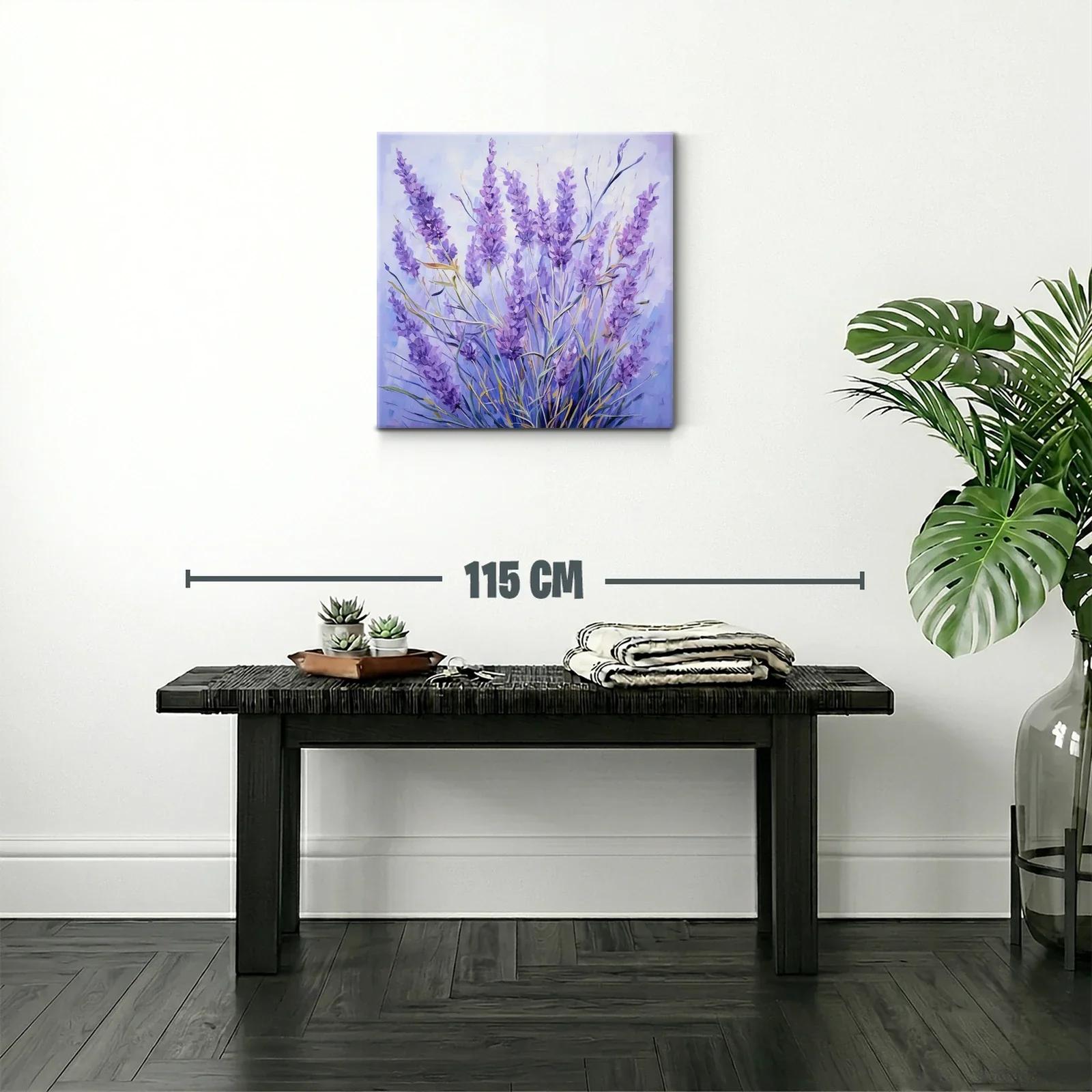 Elegancia y tranquilidad en ramo de lavanda púrpura — miniatura 2