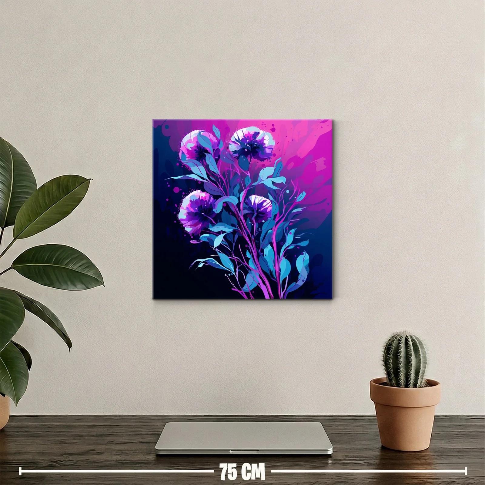 Impactante ramo floral en tonos violetas y azules intensos — miniatura 2