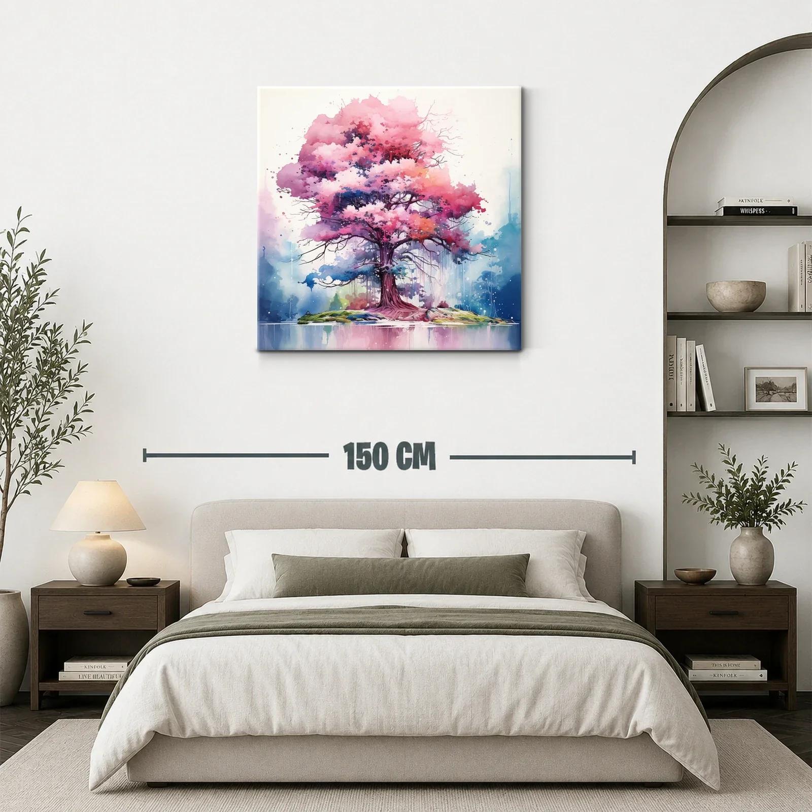Árbol con tonos vibrantes que evocan serenidad y belleza — miniatura 3