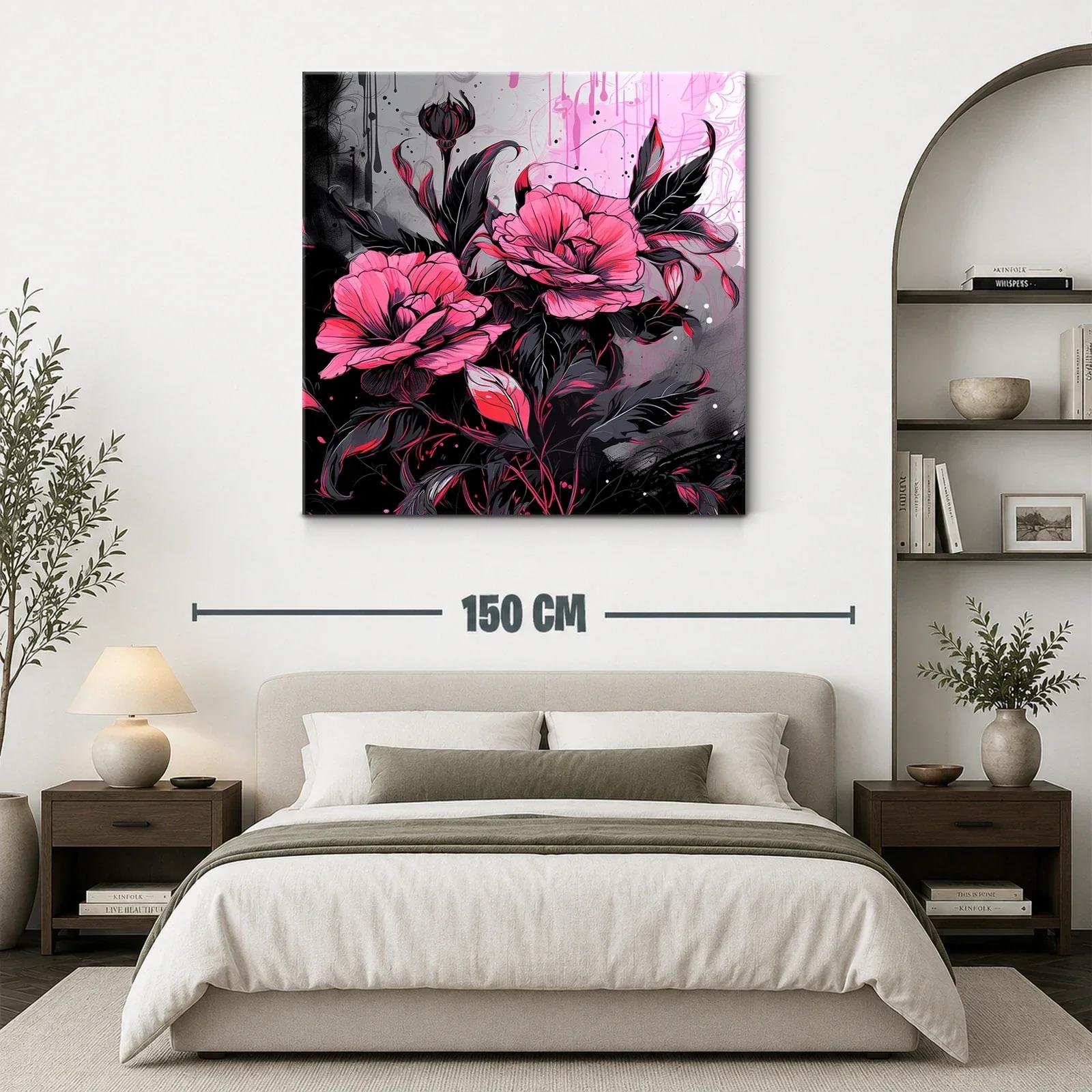 Flores vibrantes con contrastes intensos y elegancia moderna — miniatura 3