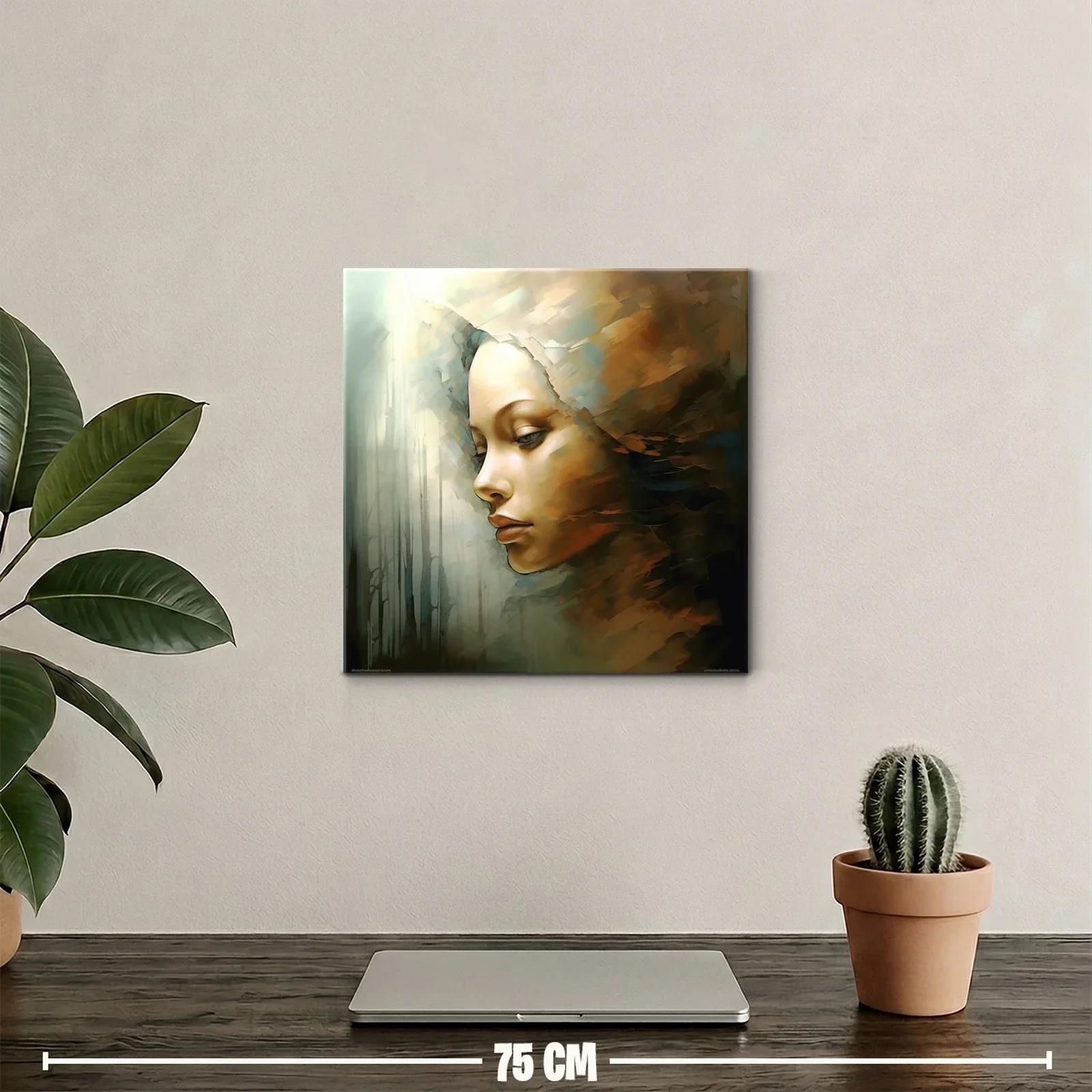 Retrato etéreo con tonos tierra y luz tenue — miniatura 2