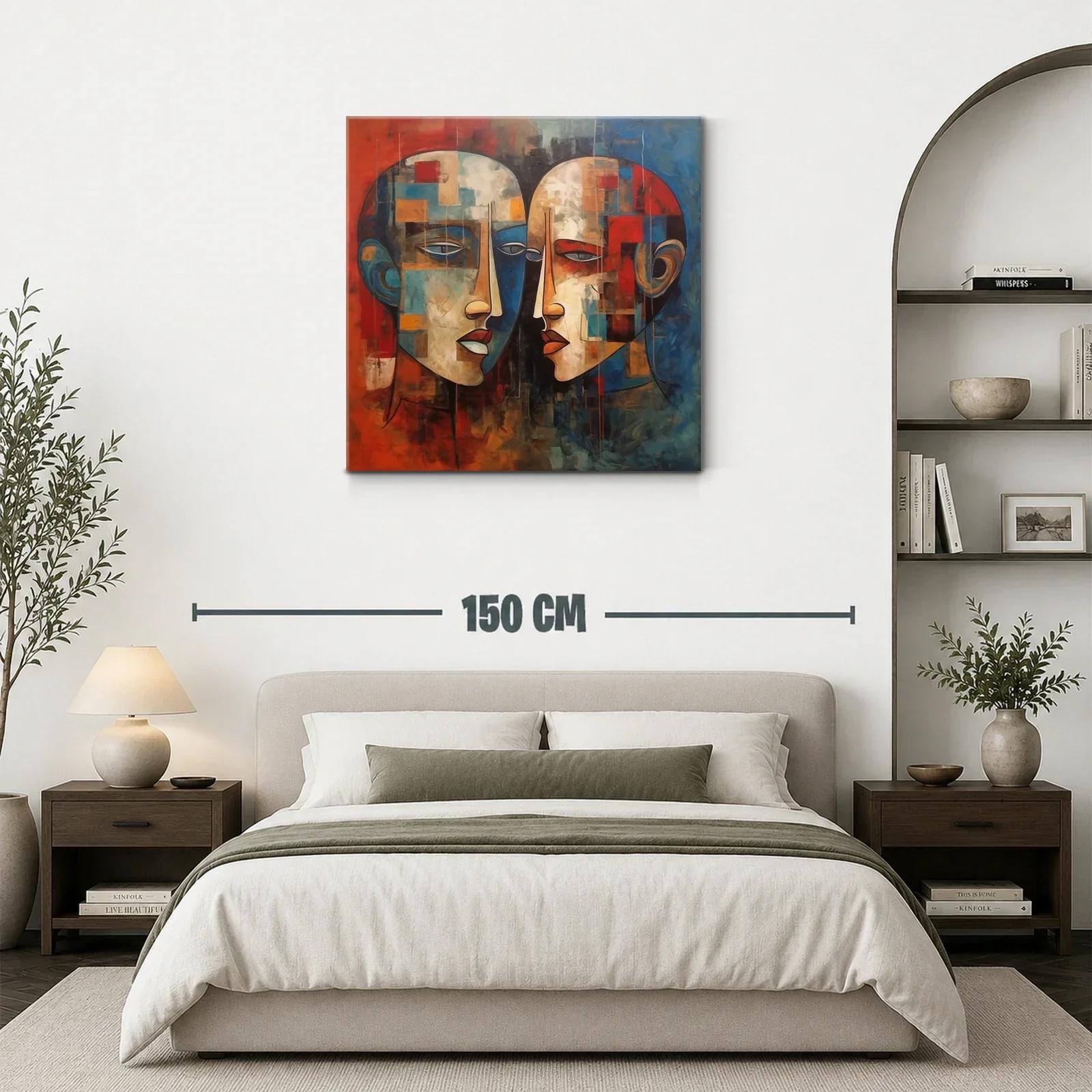 Retratos abstractos con tonos cálidos y fríos en contraste — miniatura 3