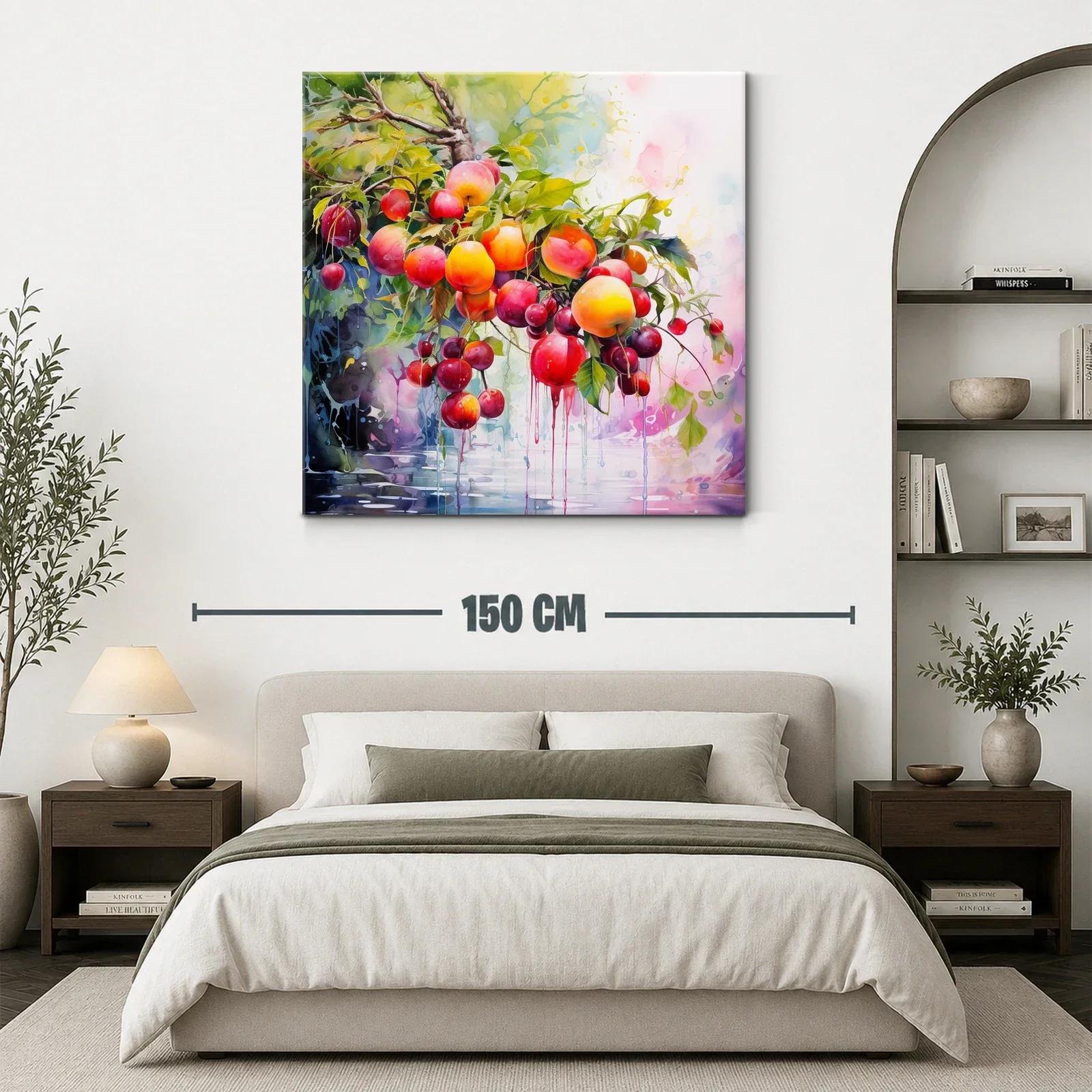 Frutos vibrantes colgantes en composición llena de vida — miniatura 3