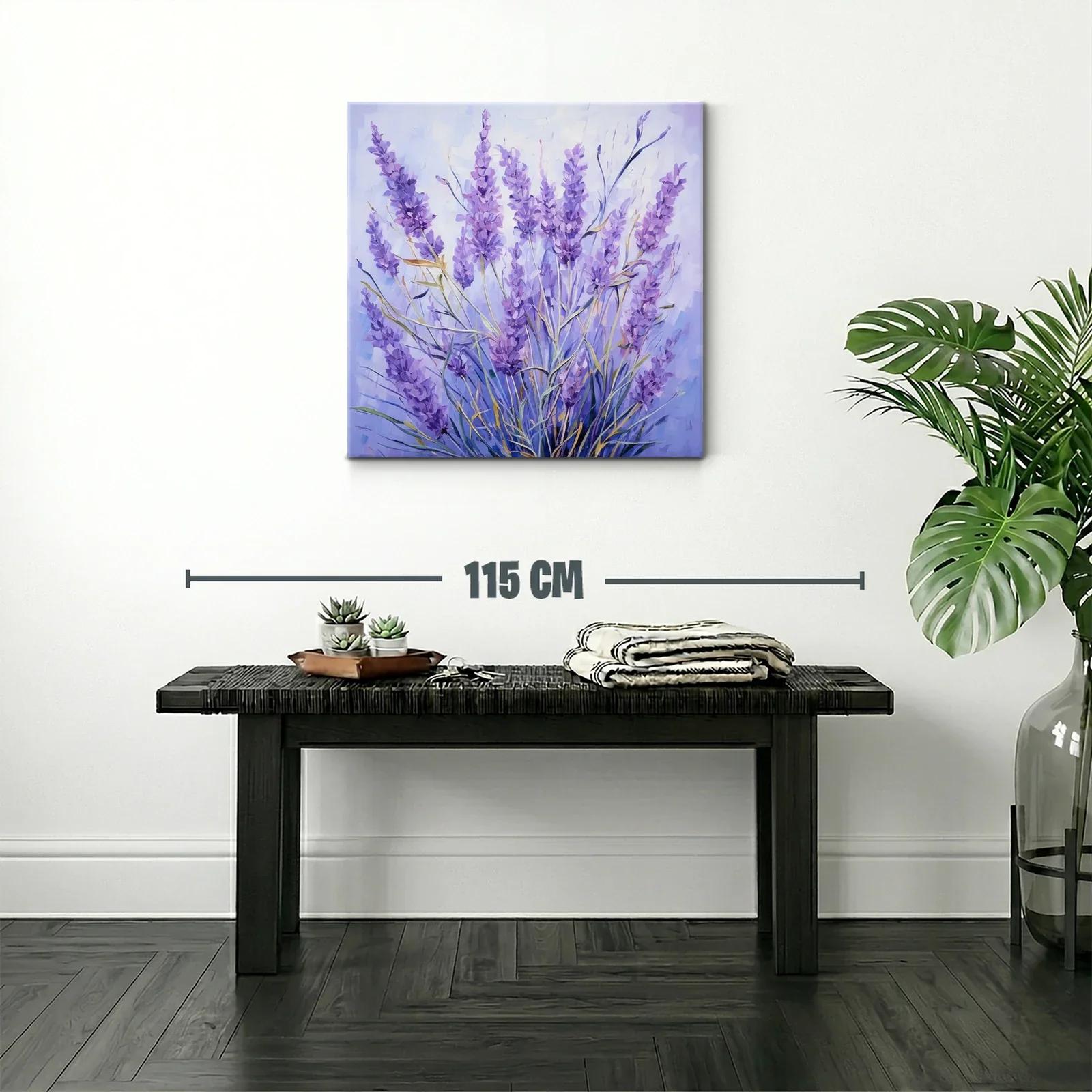 Elegancia y tranquilidad en ramo de lavanda púrpura — miniatura 2