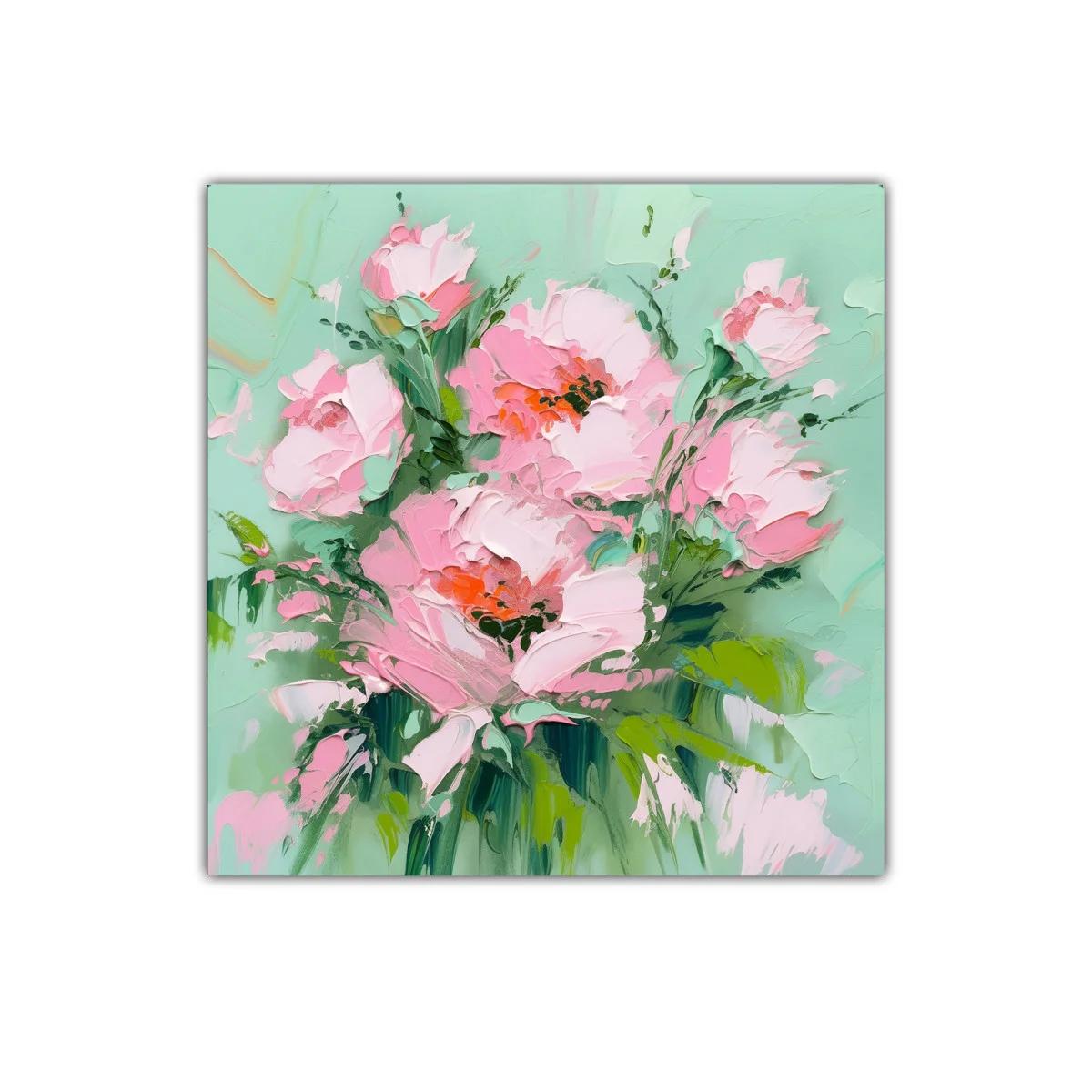 Elegancia floral en tonos suaves y frescos