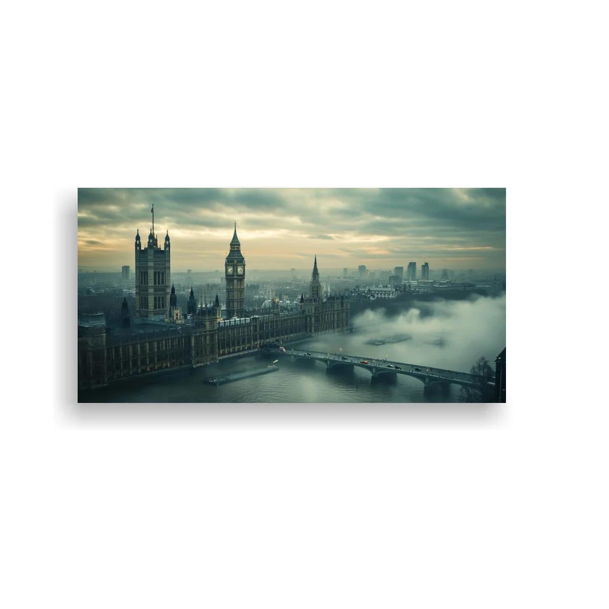 Cuadro Big Ben y el Palacio de Westminster envueltos en niebla — imagen principal