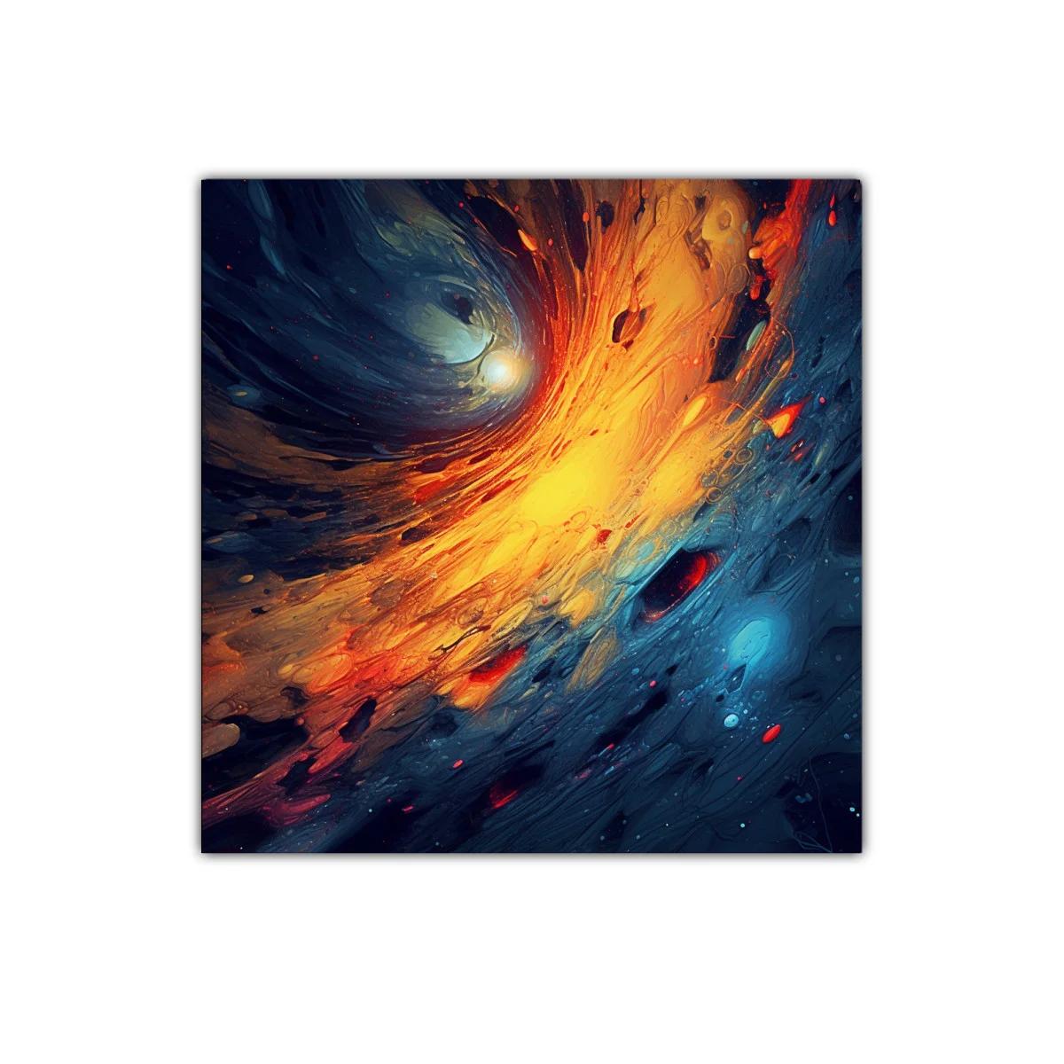 Explosión de energía cósmica en tonos vibrantes — imagen principal