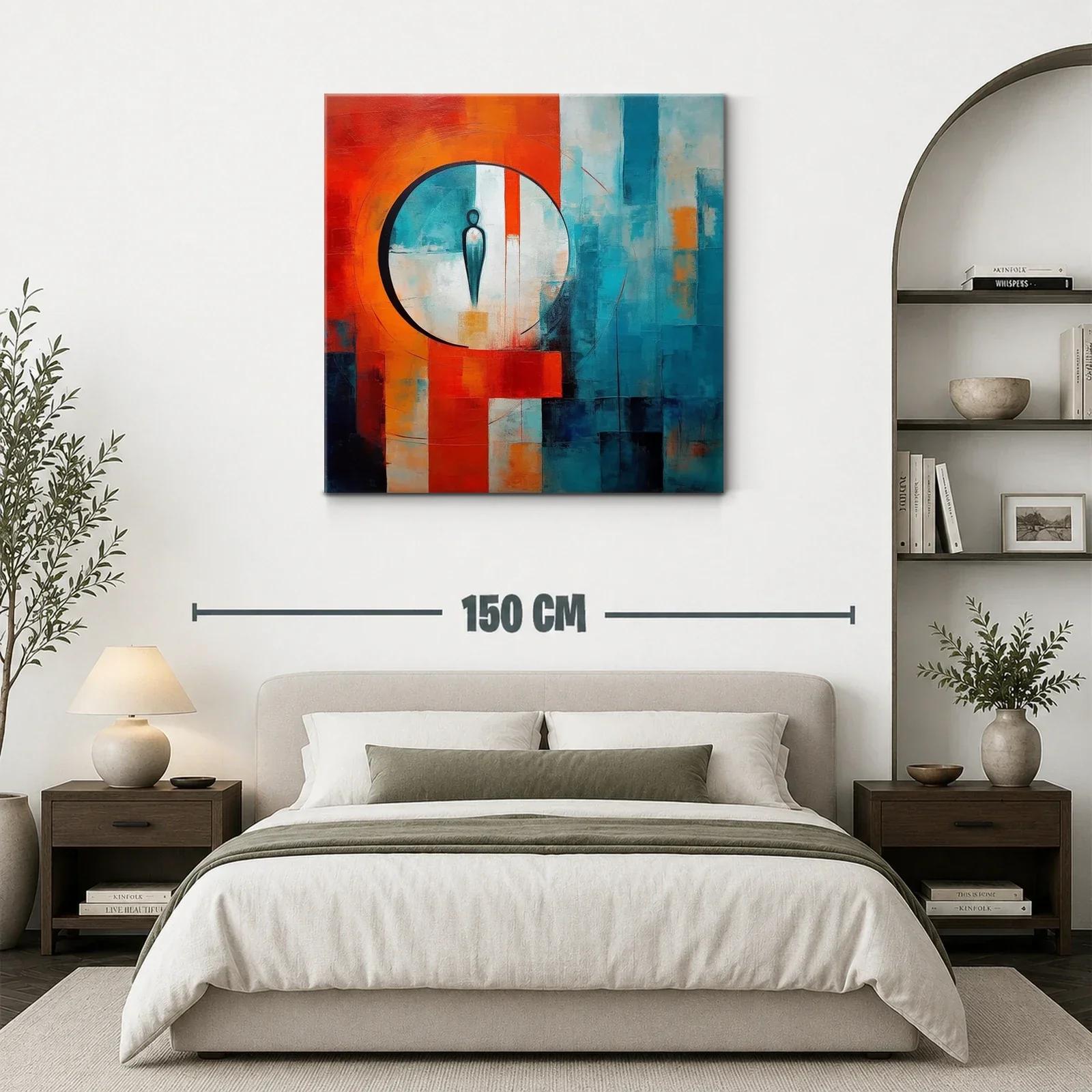 Figura abstracta en contraste vibrante y armonioso — miniatura 3