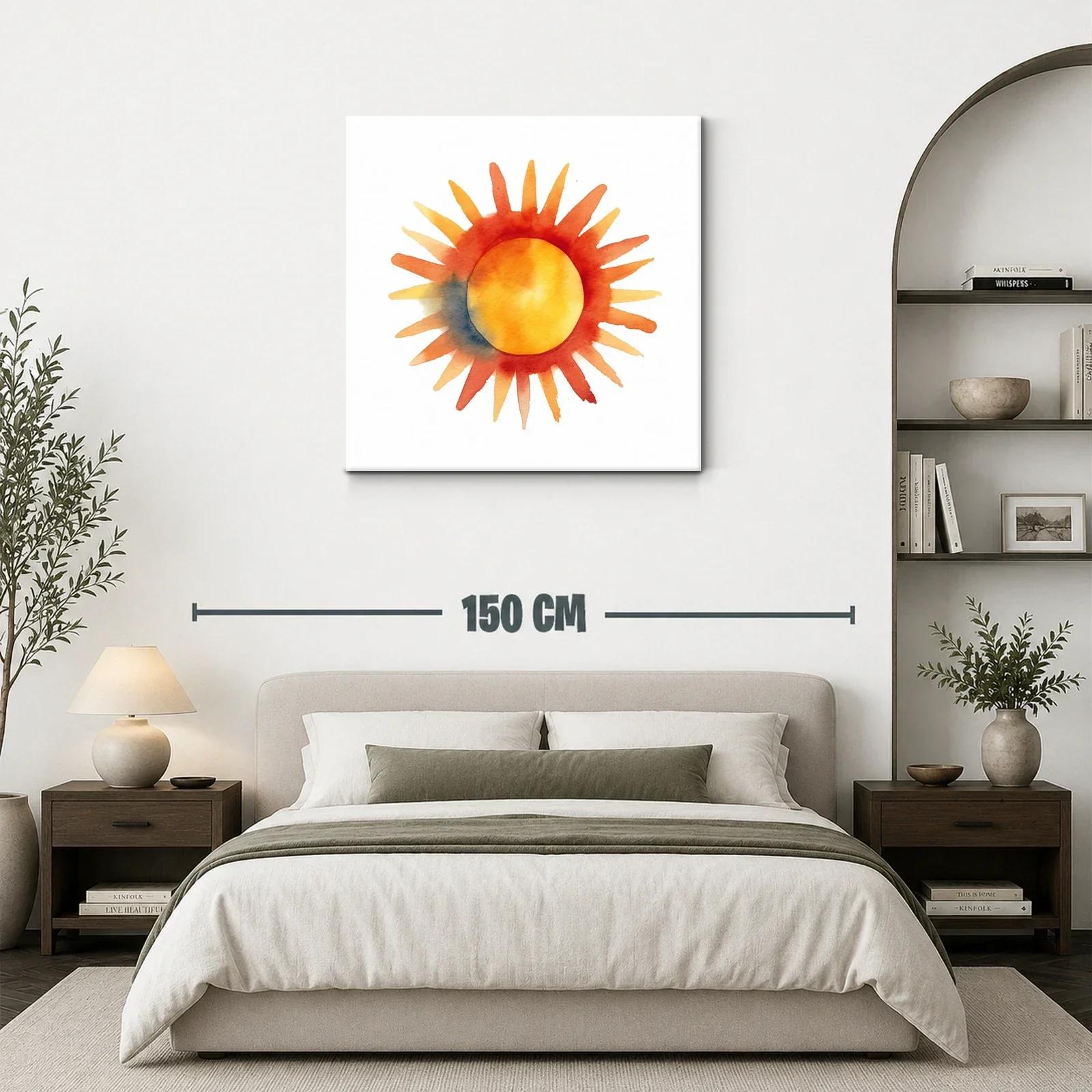 Sol vibrante en tonos cálidos para ambientes luminosos — miniatura 3