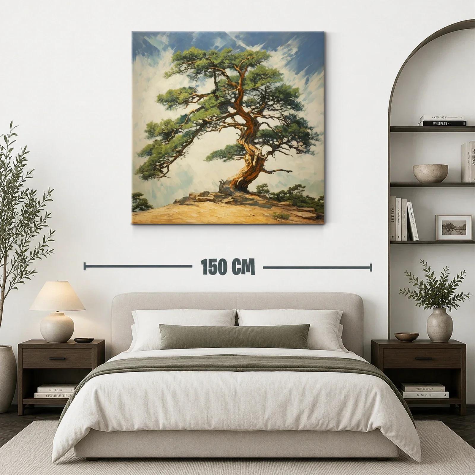 Árbol centenario en paisaje sereno y natural — miniatura 3