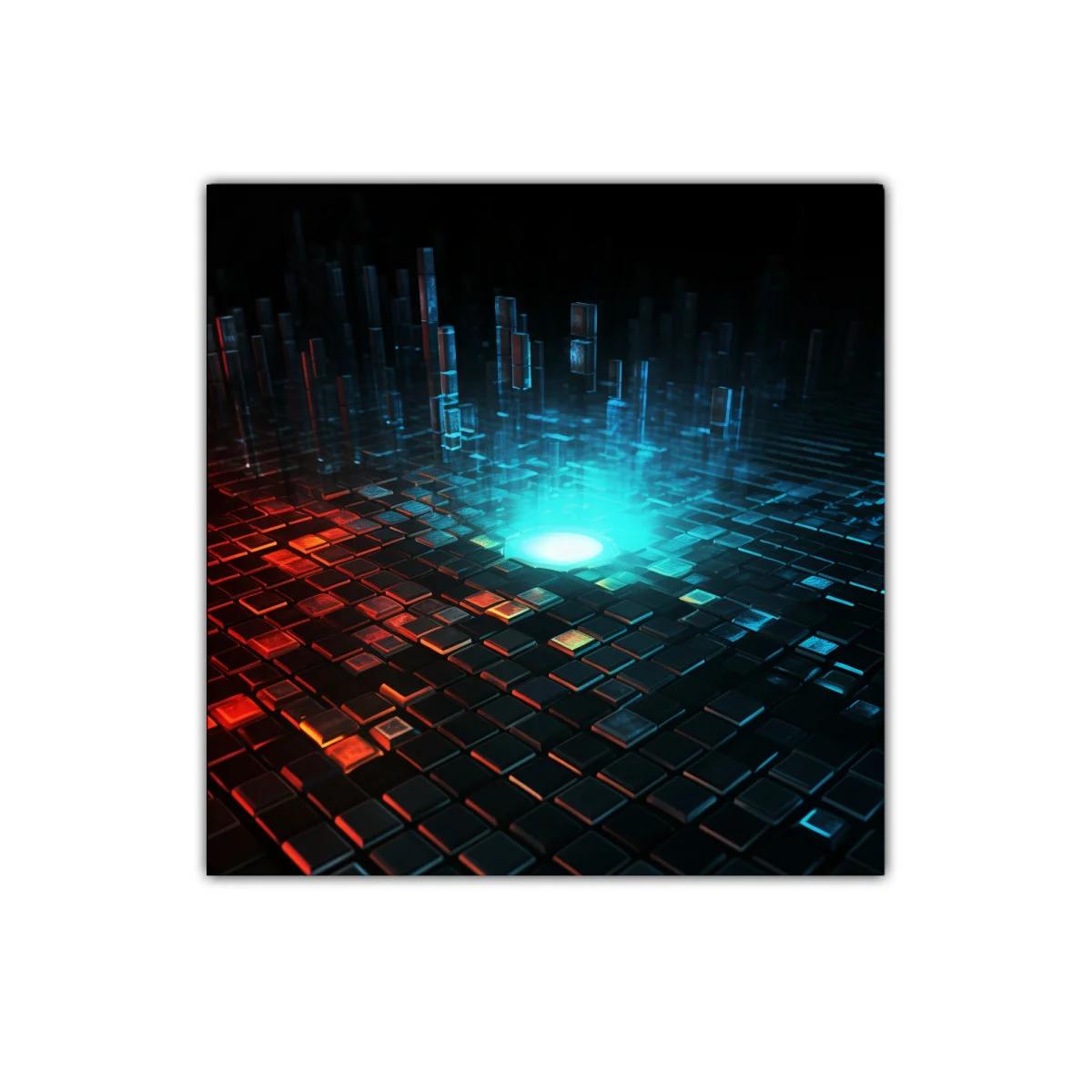 Cuadro decorativo con efecto futurista y juegos de luz — imagen principal