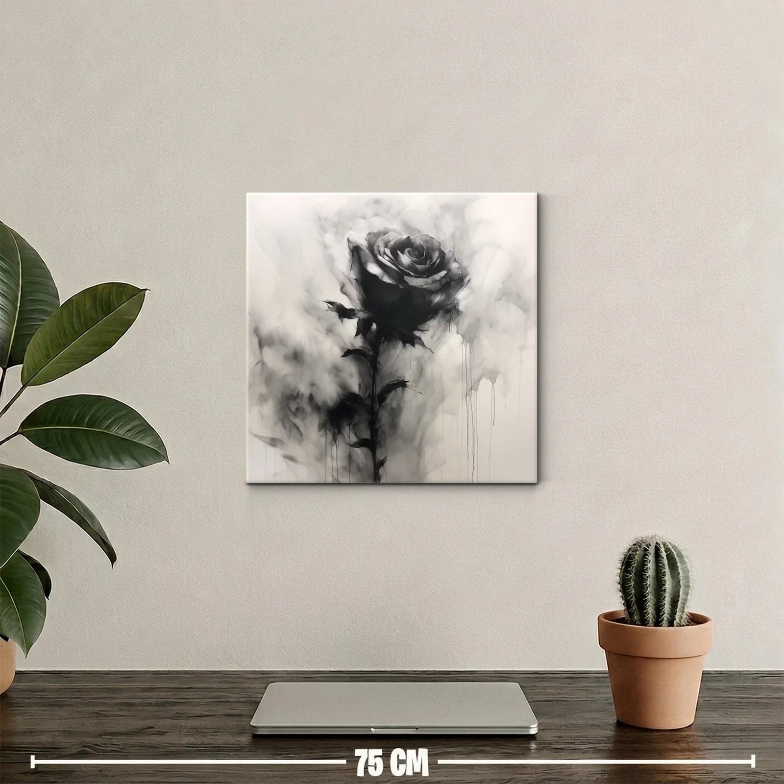 Rosa en sombras difusas con elegancia atemporal — miniatura 2