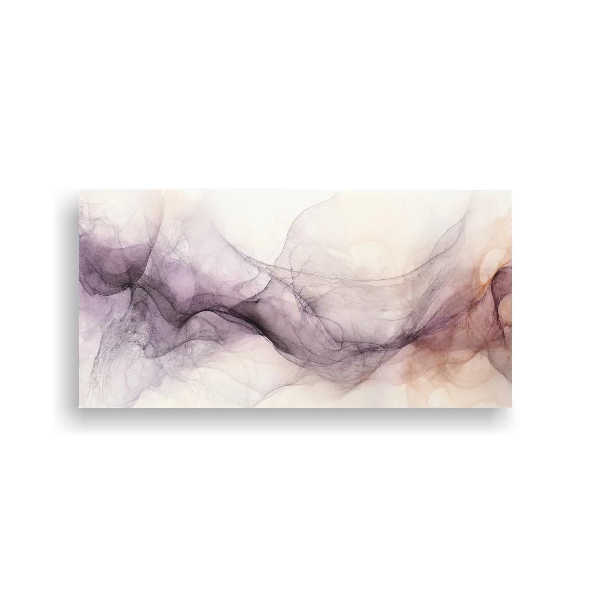 Cuadro ondas de humo en capas suaves