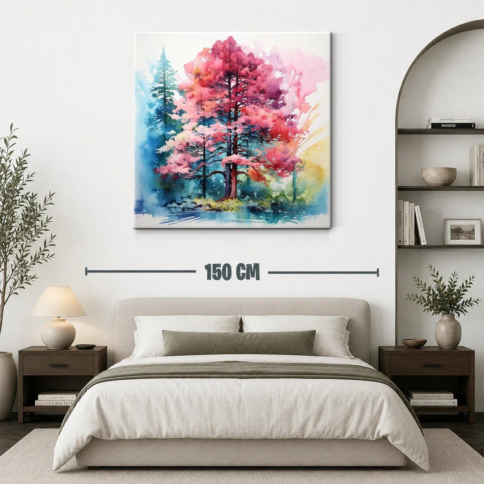 Árbol en tonos vivos con vibrantes matices naturales — miniatura 3