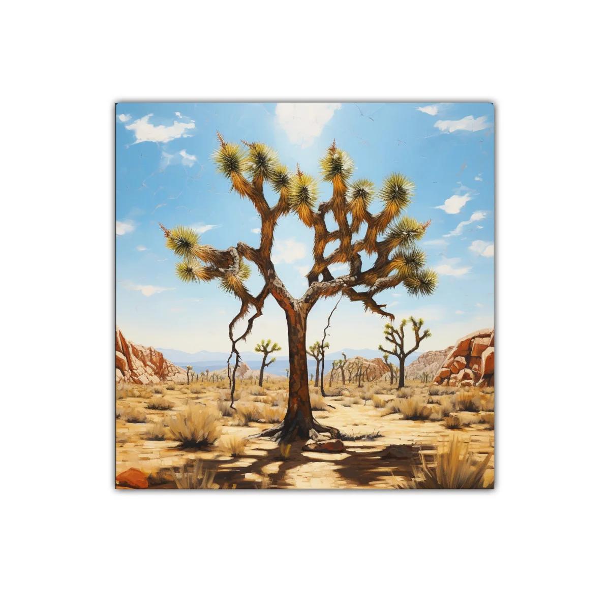 Paisaje desértico con árbol de aspecto singular — imagen principal