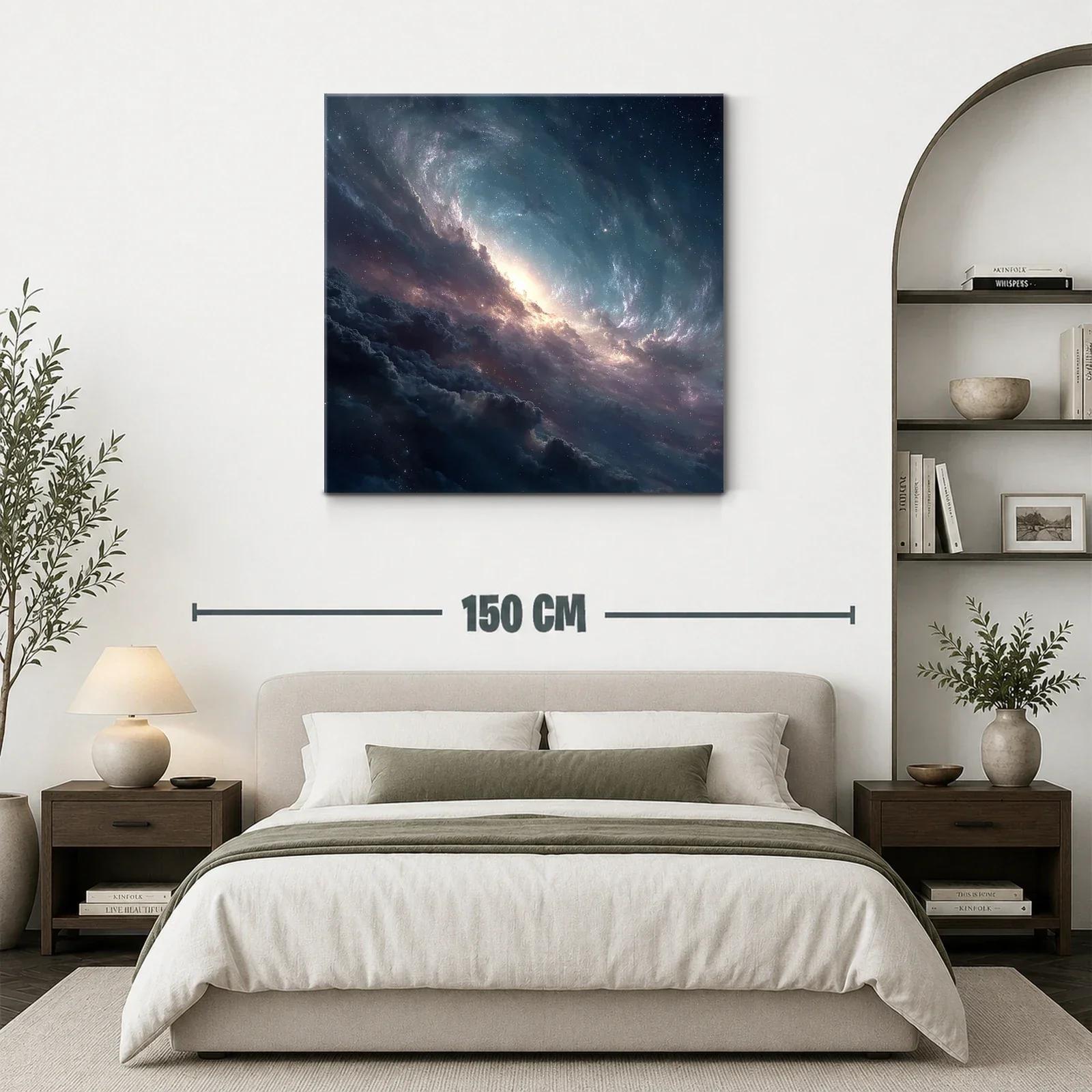 Cuadro Galaxia Espacial con Luminiscencia Cósmica — miniatura 3