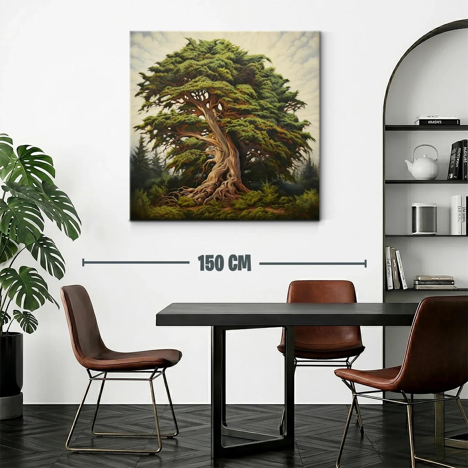 Majestuoso Árbol Antiguo en Paisaje Natural — miniatura 2