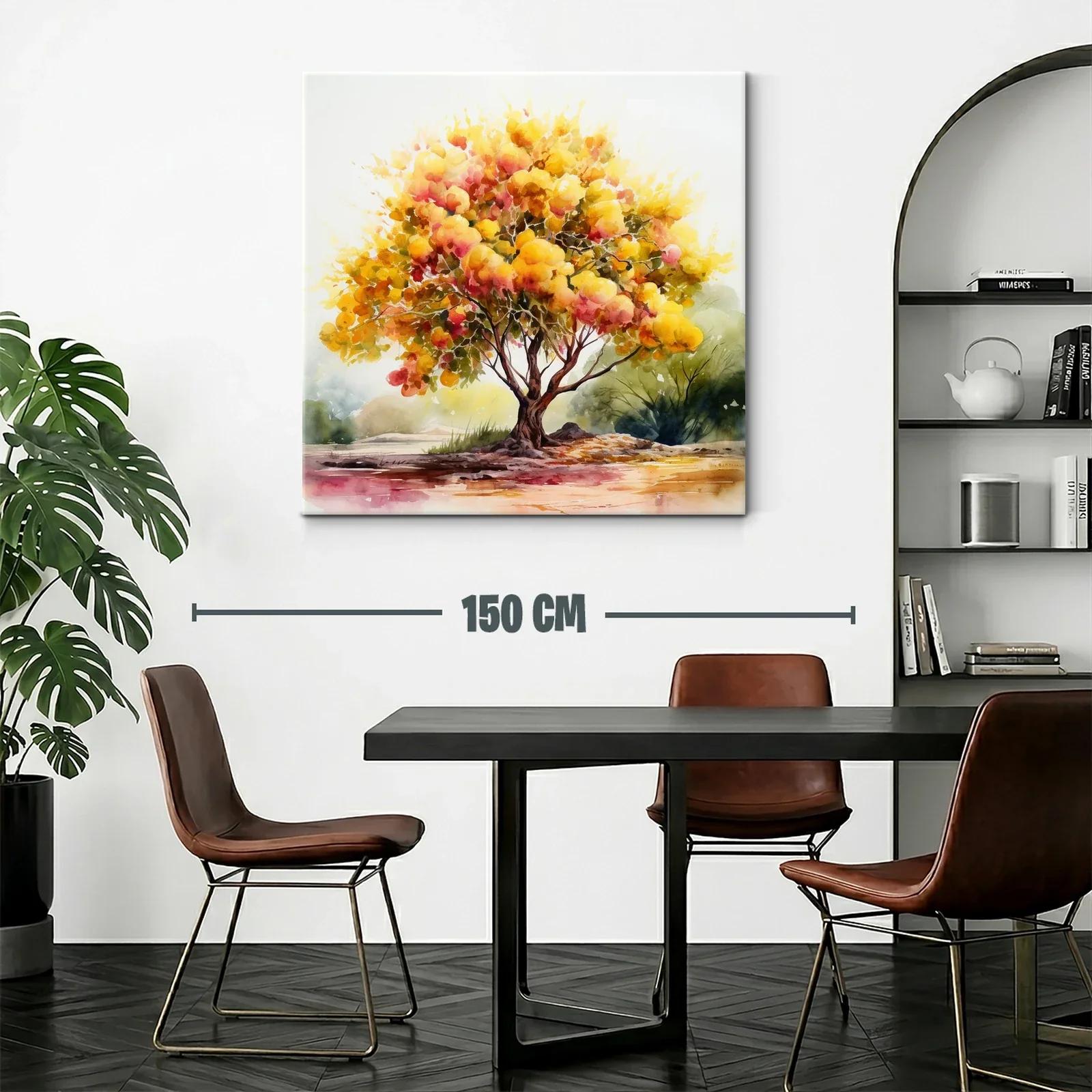 Árbol luminoso con tonos cálidos y vibrantes — miniatura 2