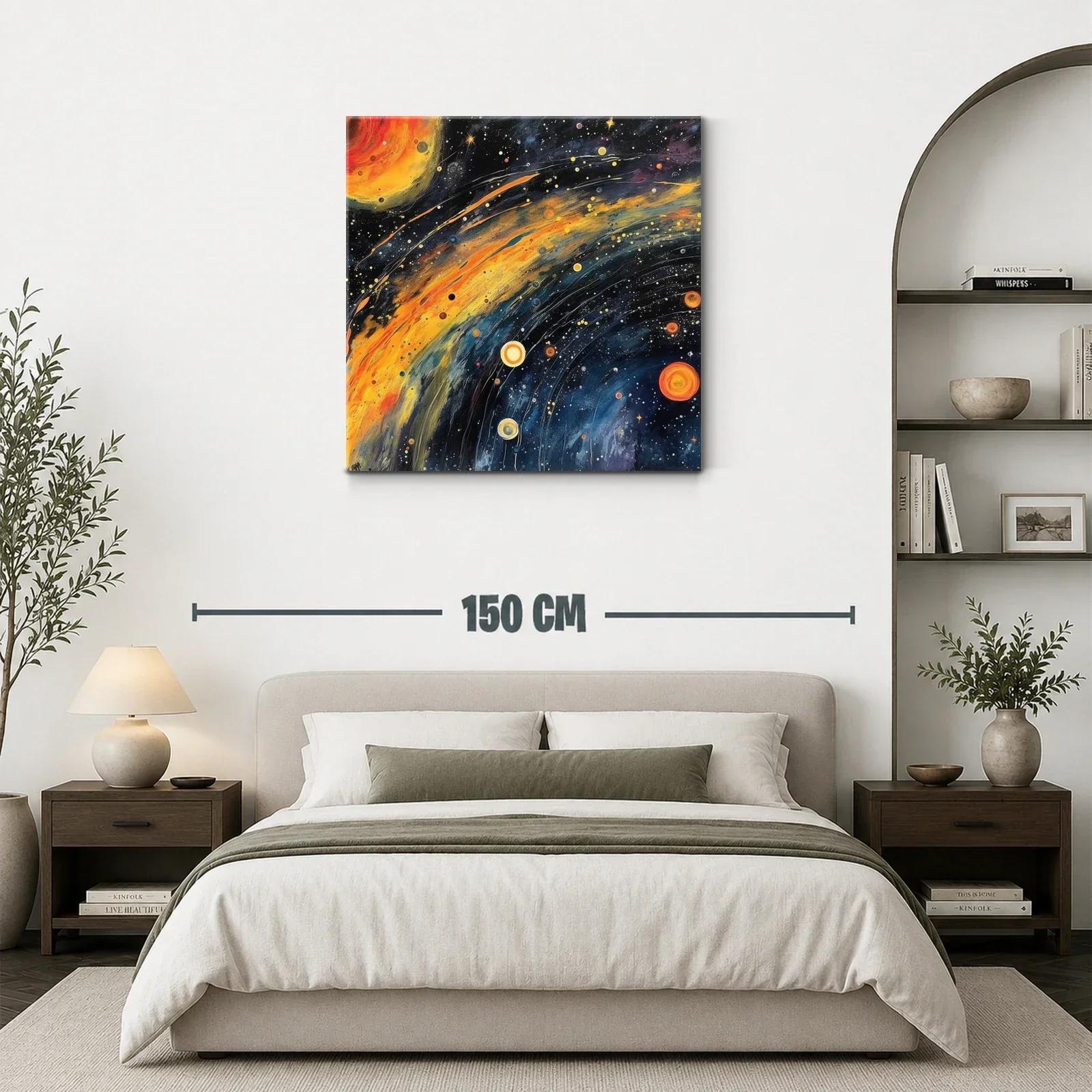 Energía cósmica con galaxias y estrellas vibrantes — miniatura 3