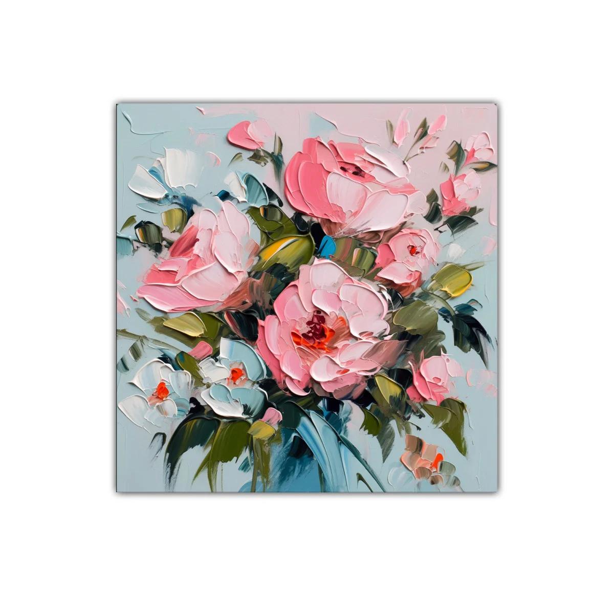 Ramo de flores en tonos rosa y blanco vibrantes — imagen principal
