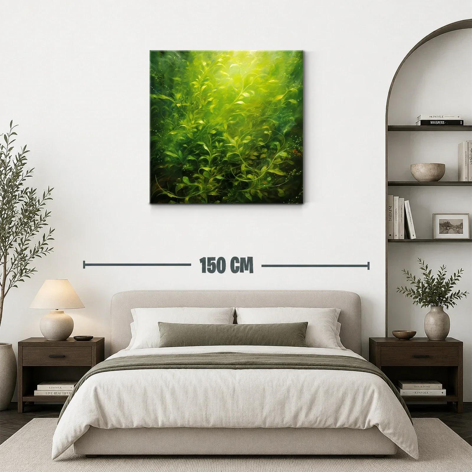 Explosión de tonos verdes con luz natural intensa — miniatura 3
