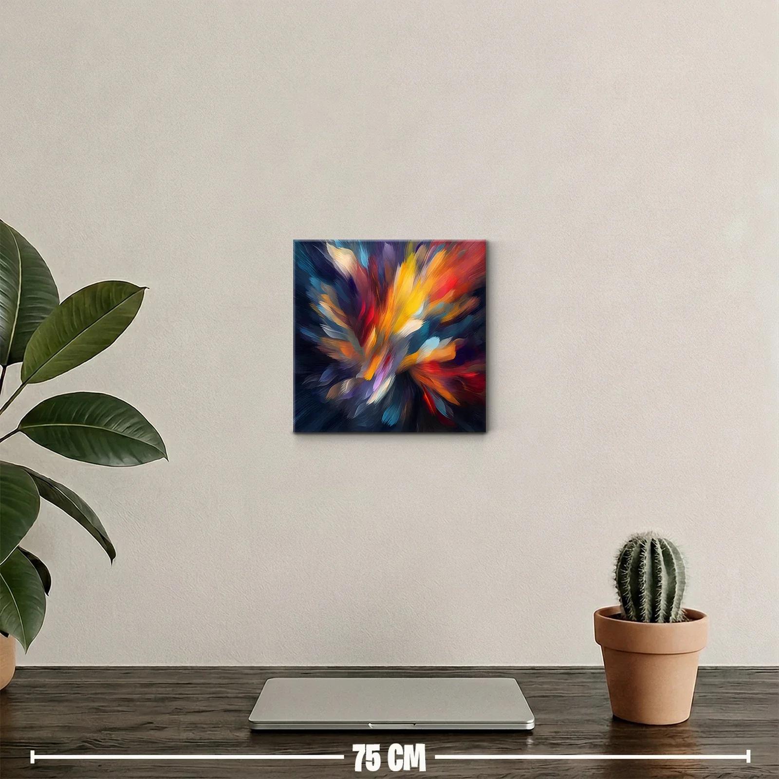 Explosión de colores vibrantes en movimiento dinámico — miniatura 2