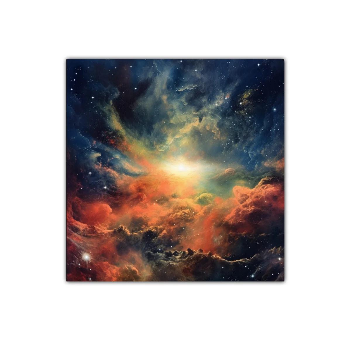 Explosión Cósmica en Cielo Estrellado Intenso — imagen principal