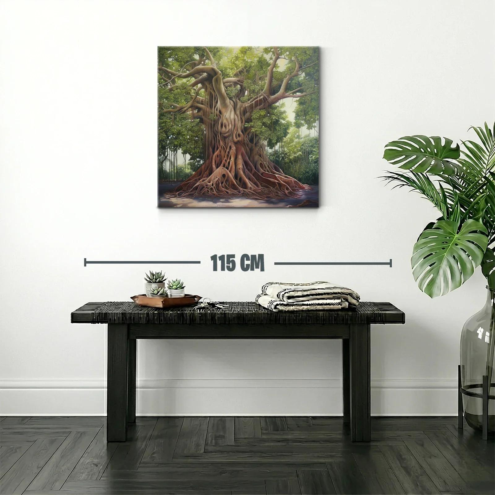 Majestuoso árbol antiguo lleno de vida y misterio natural — miniatura 2