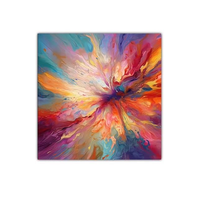 Explosión de color vibrante para decorar espacios vivos