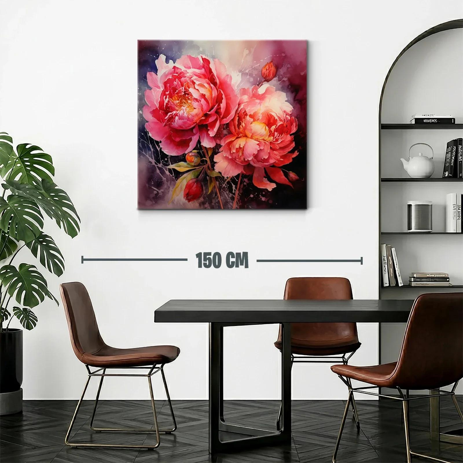 Flores vibrantes en tonos rojos y rosados llenas de vida — miniatura 2