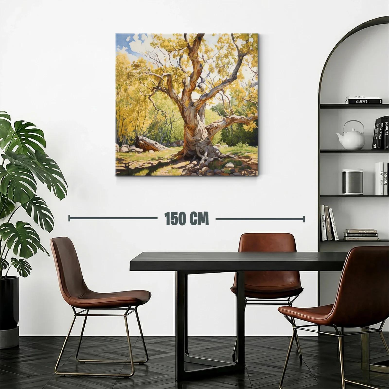Árbol Centenario con Luz Dorada y Sombras Profundas — miniatura 2