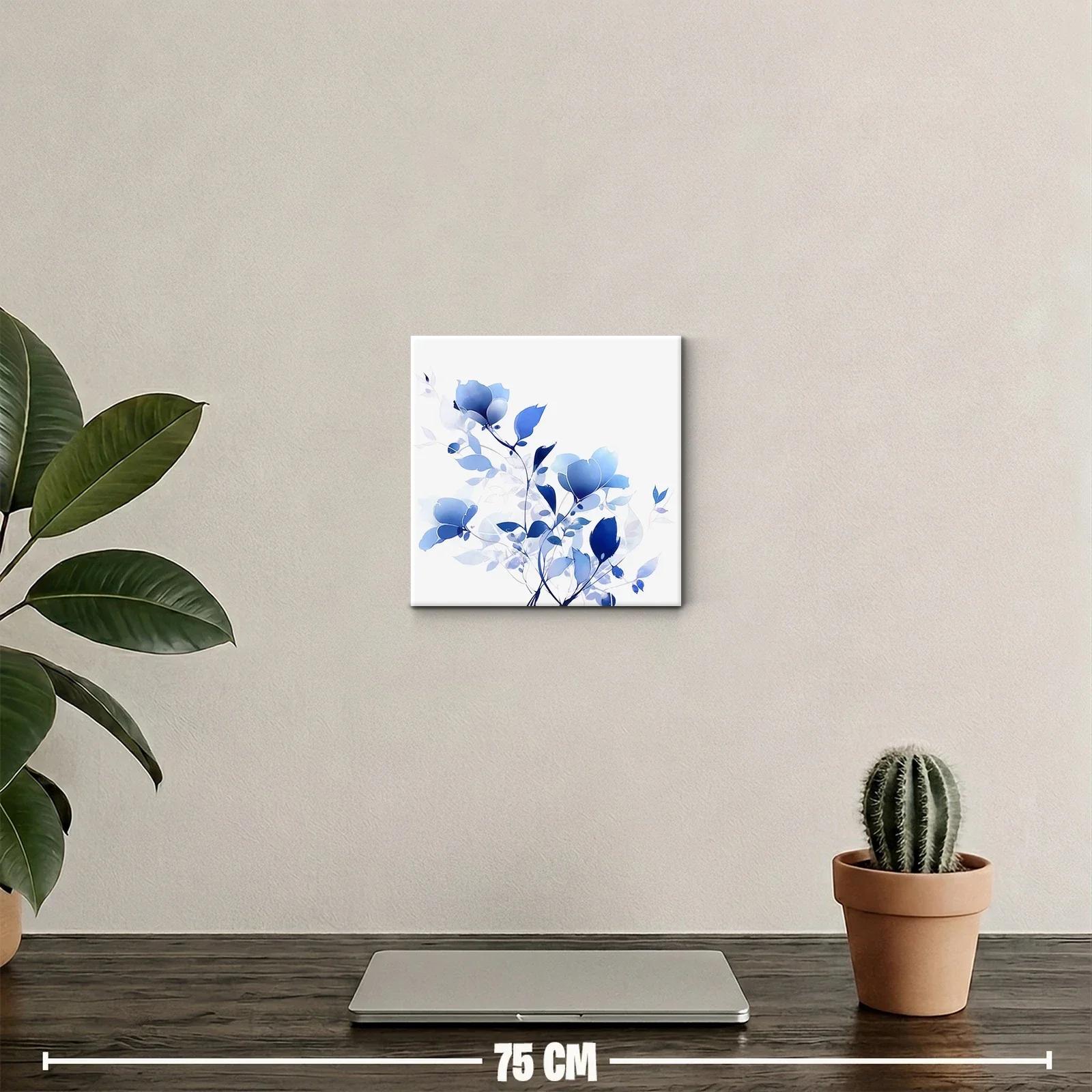 Elegancia natural en flores azules suaves para decorar — miniatura 2