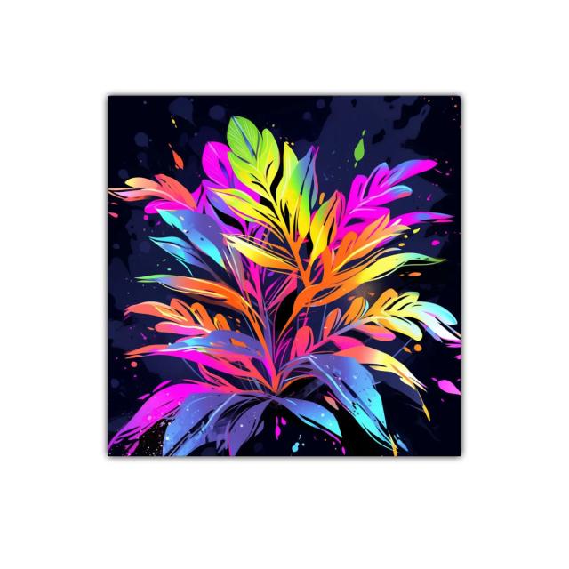 Plantas vibrantes en explosión de color para decorar