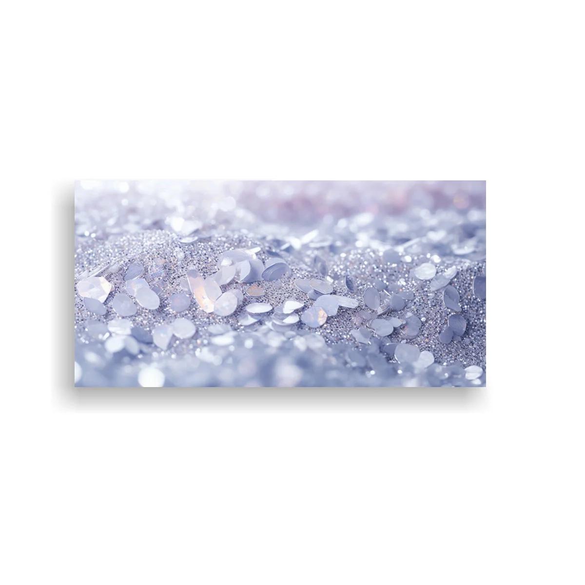 Cuadro textura de cristales brillantes con brillo difuso
