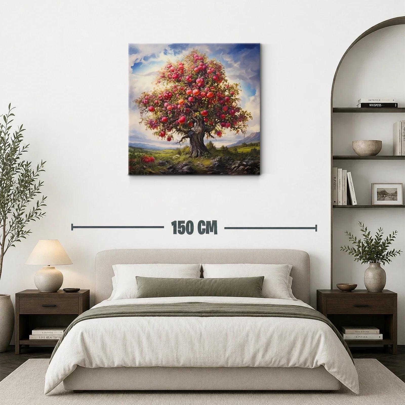 Árbol cargado de frutas en paisaje sereno y luminoso — miniatura 3