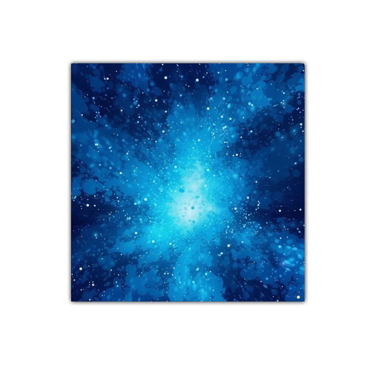 Explosión de luz en tonos azules vibrantes para decorar