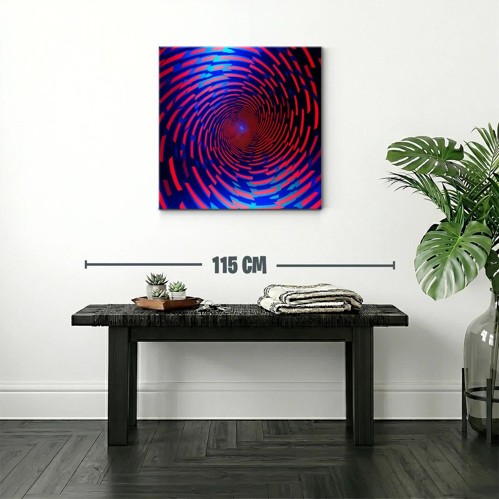 Diseño abstracto en espiral con tonos vibrantes y profundos — miniatura 2