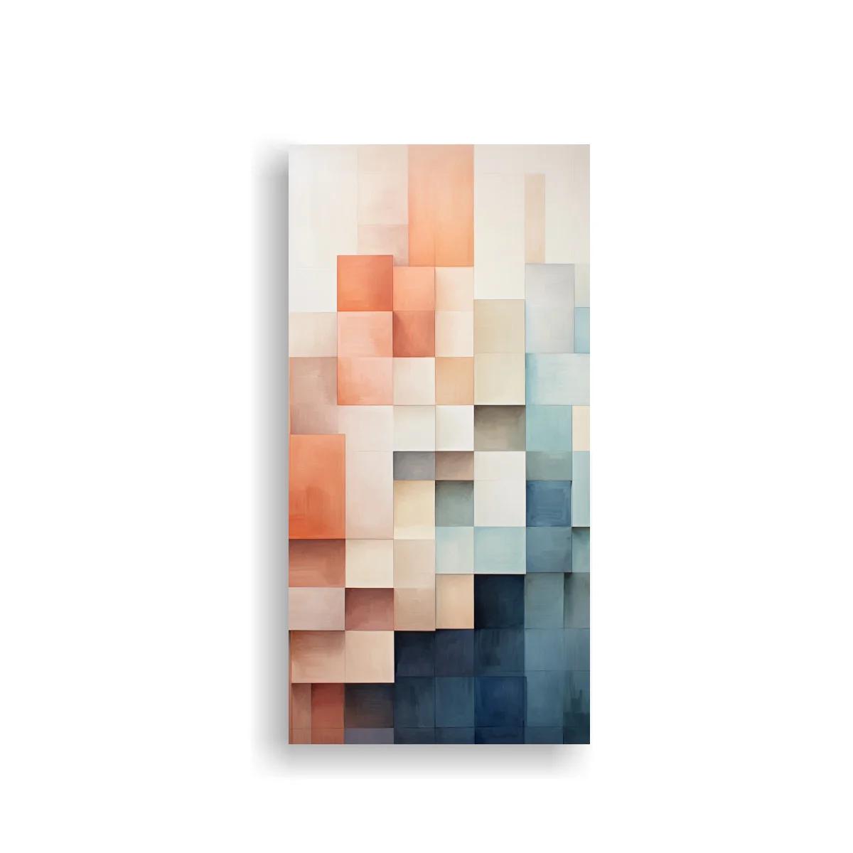 Cuadro de bloques rectangulares superpuestos con transparencias — imagen principal