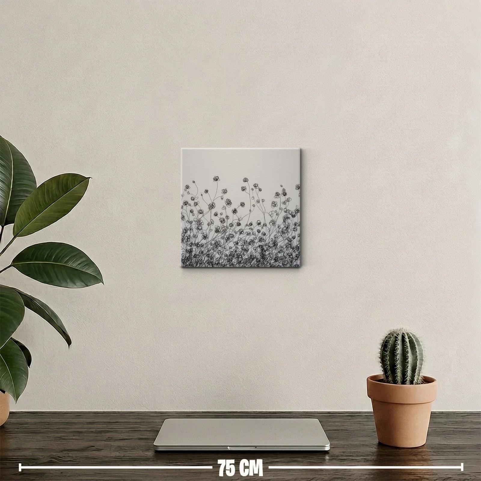 Composición floral minimalista en trazos delicados — miniatura 2