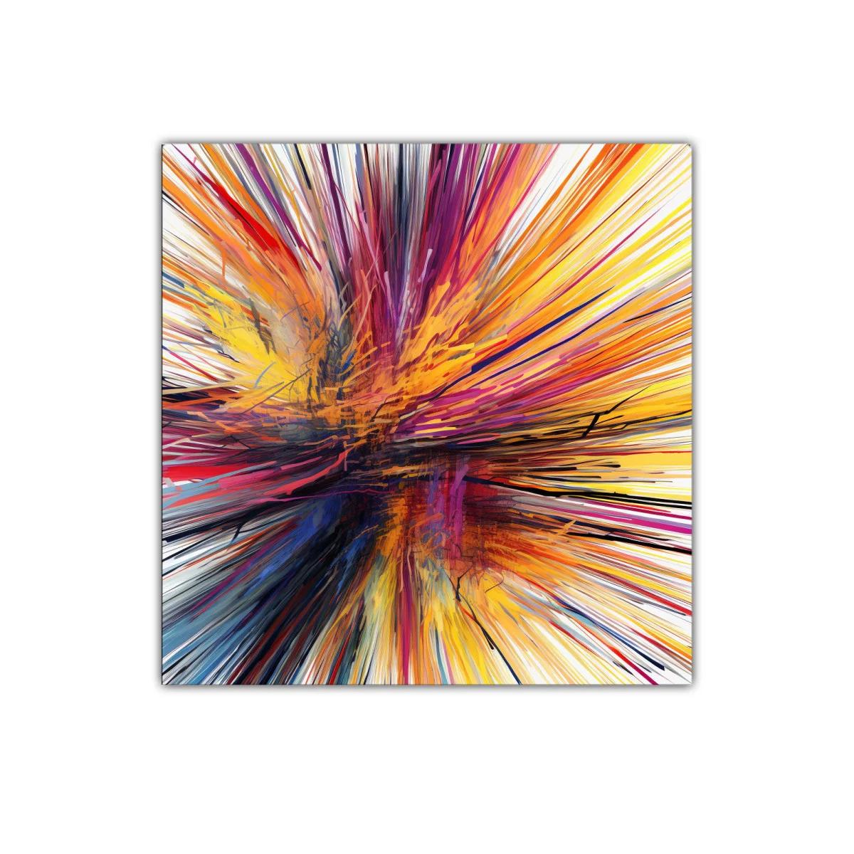 Estallido de Colores Vibrantes con Dinamismo Abstracto — imagen principal