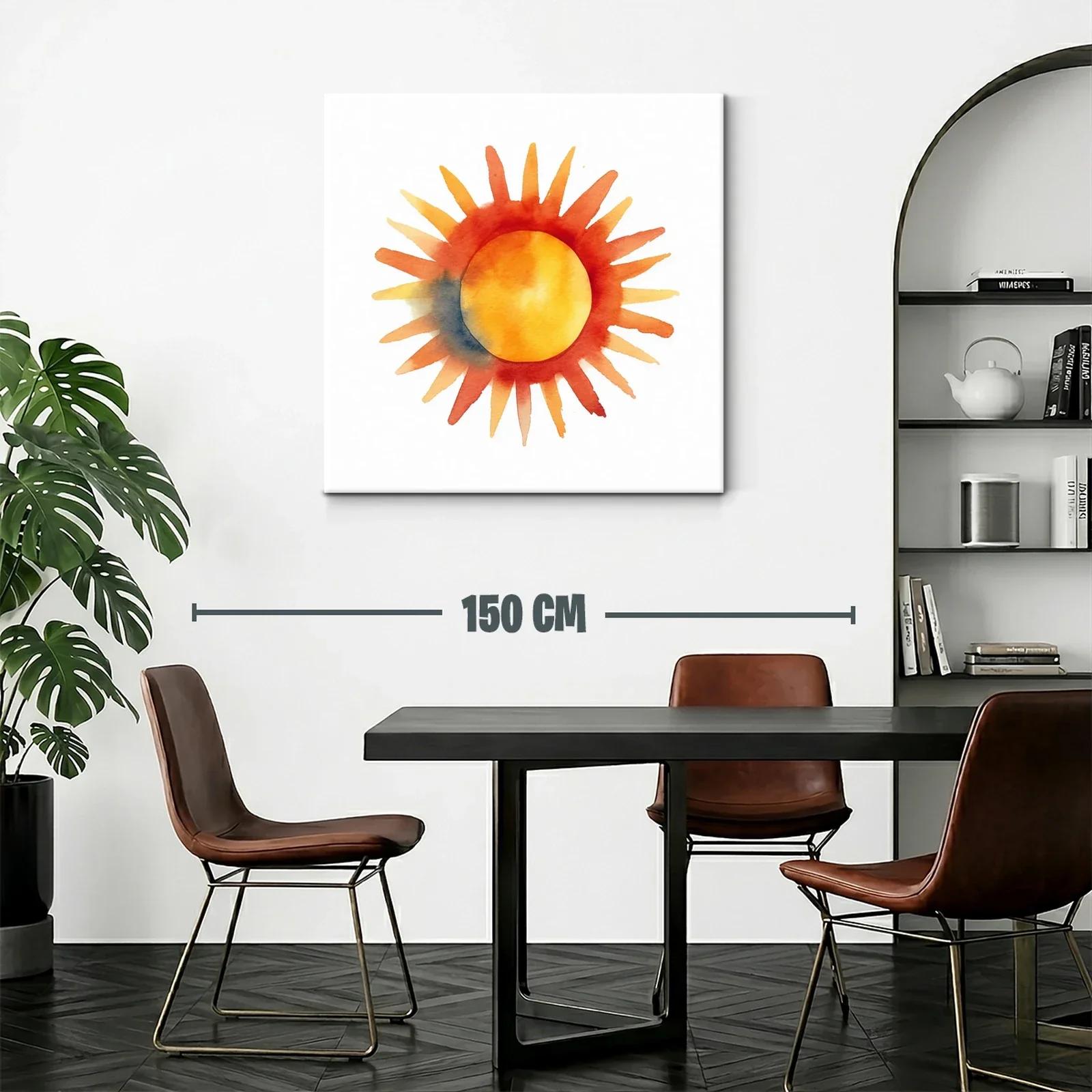 Sol vibrante en tonos cálidos para ambientes luminosos — miniatura 2