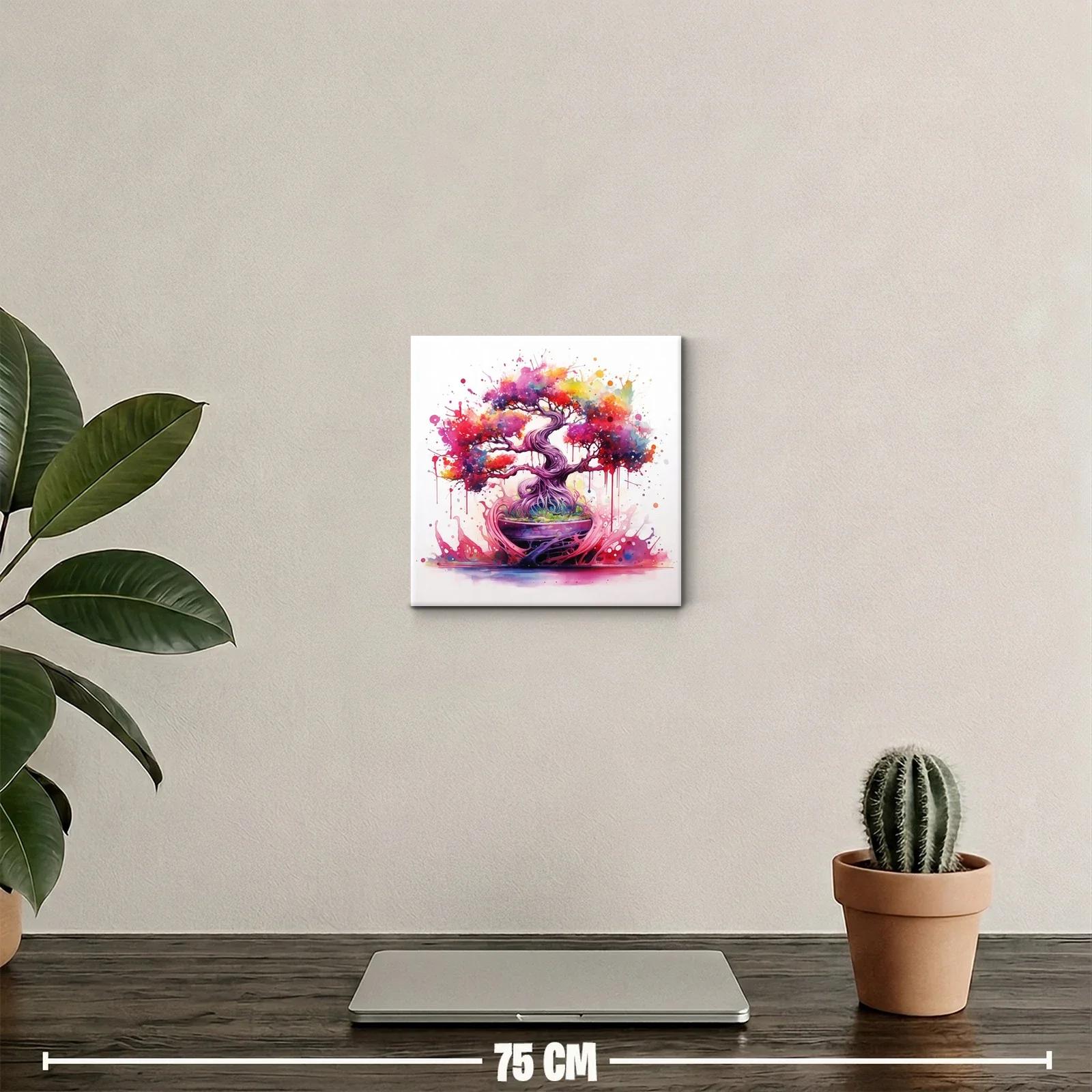 Árbol de colores vibrantes en explosión artística — miniatura 2