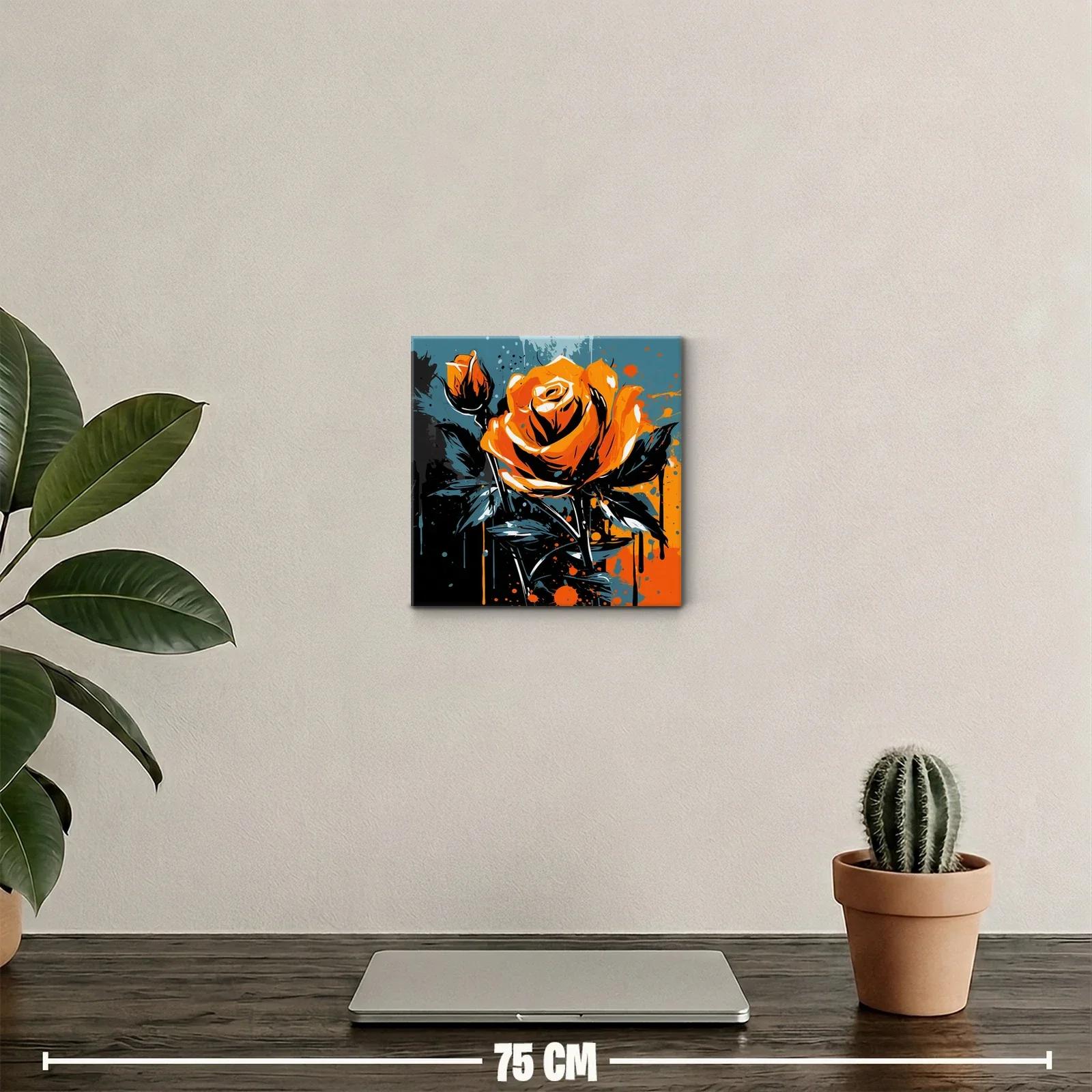 Rosa vibrante en tonos cálidos y contrastes dinámicos — miniatura 2