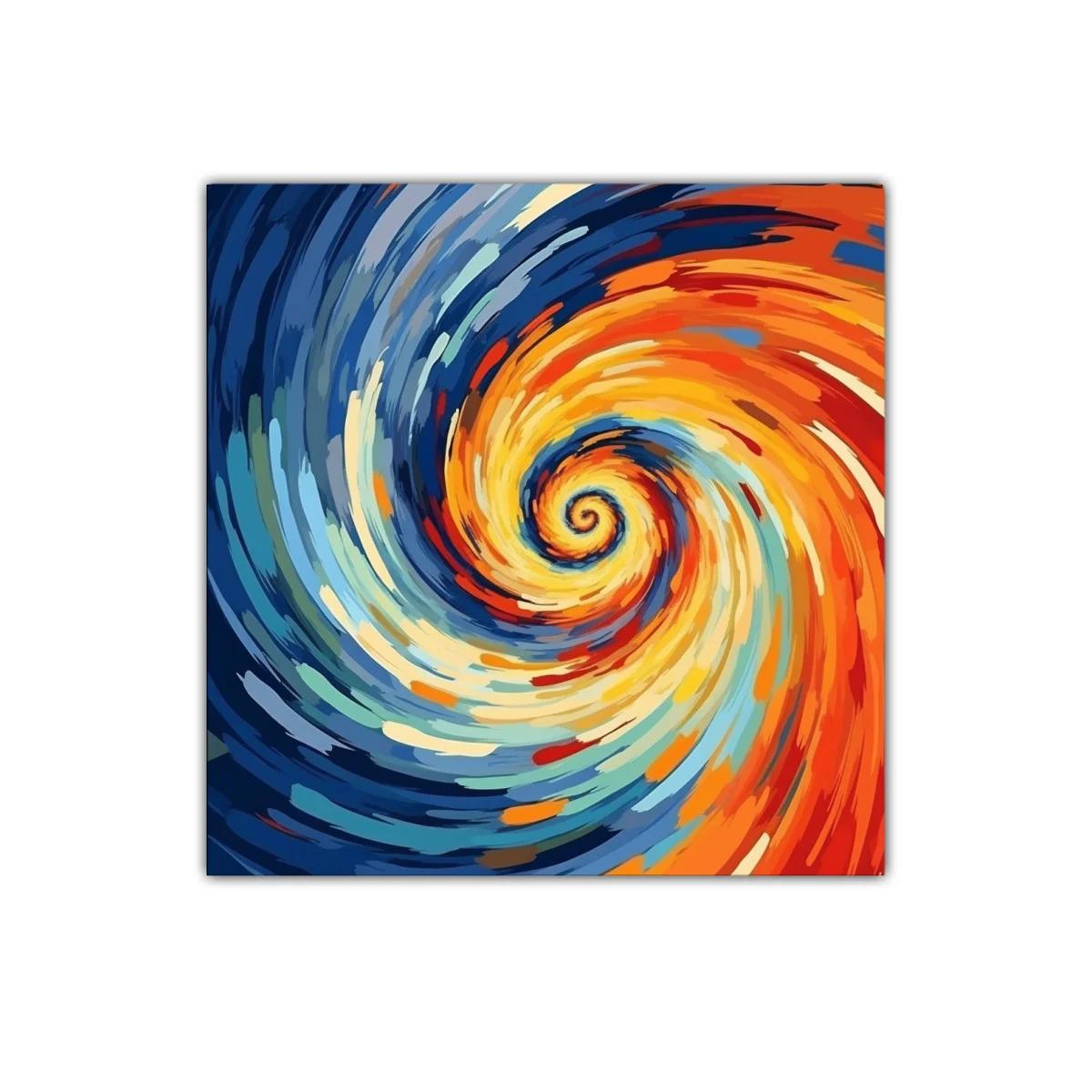 Remolino de colores vibrantes y energía dinámica — miniatura 1